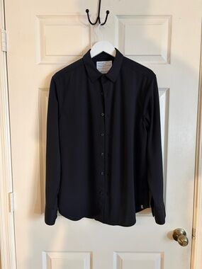 Ministry of Supply Men's Black Apollo Dress Shirt